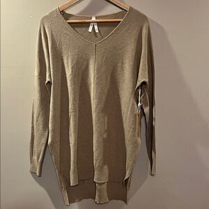 Dreamers Olive V-Neck Sweater